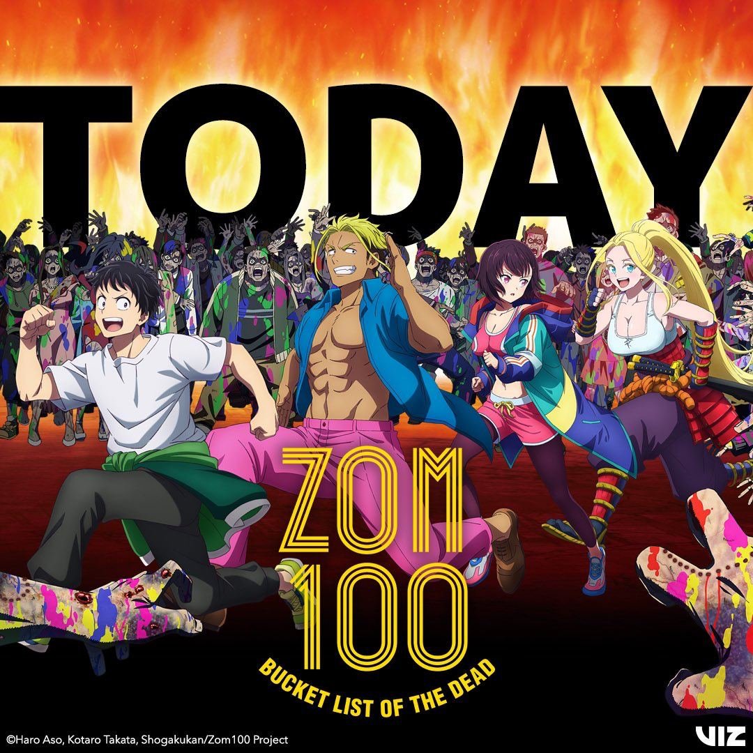 Zom 100 Anime Last 3 Episodes will air today