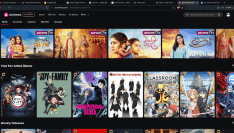 Jio Cinema Premium now offers Anime