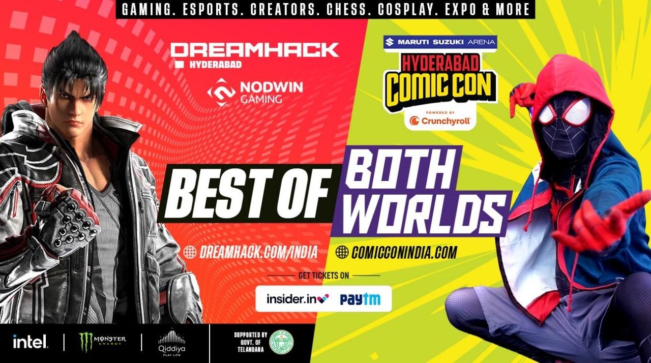 NODWIN Gaming brings together DreamHack India and Hyderabad Comic Con this November