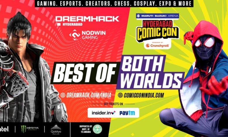 NODWIN Gaming brings together DreamHack India and Hyderabad Comic Con this November