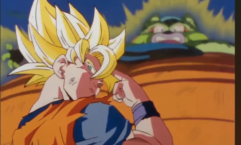 Goku showing emotional distress during Cell saga, supporting theory about his depression and mortality crisis in Dragon Ball Z