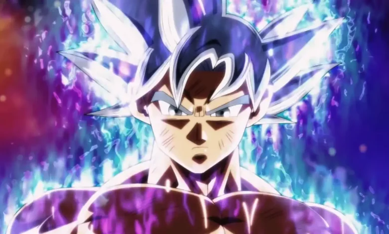 Goku Ultra Instinct transformation showing intense focus during Dragon Ball Super fights happening in extreme slow motion